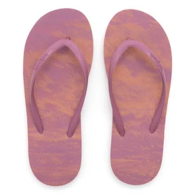 Feelgoodz Slimz Remix Natural Rubber Flip-flip Thong Sandals