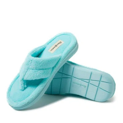 Dearfoams Wrenley Terry Thong Flip Flop Slipper