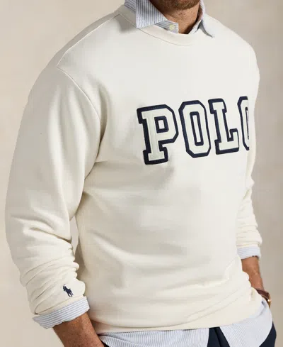 Polo Ralph Lauren Men's Logo Fleece Sweatshirt In White