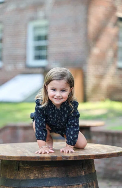 Maniere Manière Kids' Forest Top & Bubble Shorts Set In Black