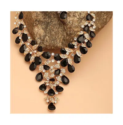 Sohi Party Stone Jewellery Set In Gold