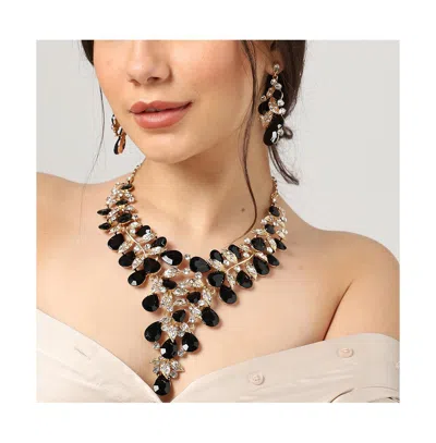 Sohi Party Stone Jewellery Set In Gold
