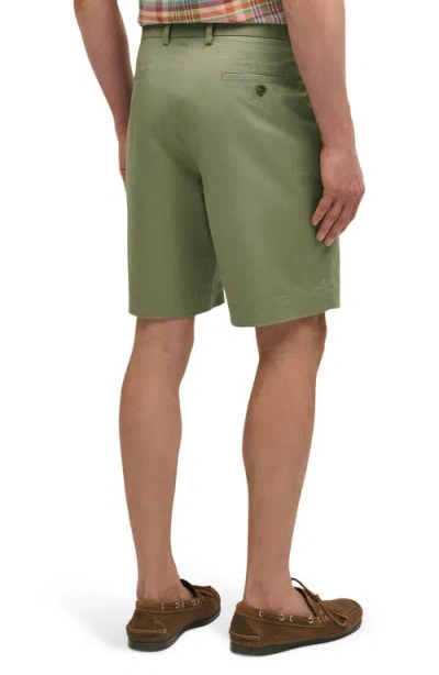 Brooks Brothers Advantage Wrinkle Resistant Stretch Chino Shorts In Green