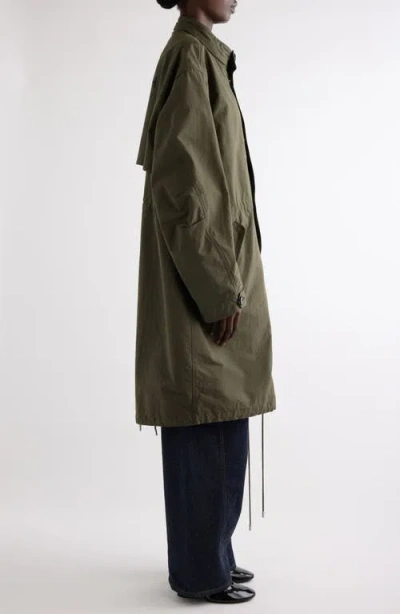 Givenchy Cocoon Parka In Green