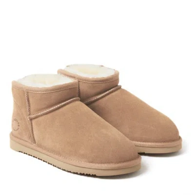 Dearfoams Fireside Riverland Genuine Shearling Micro Bootie