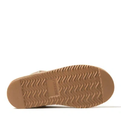 Dearfoams Fireside Riverland Genuine Shearling Micro Bootie