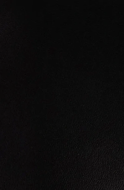 Givenchy Leather Overshirt In Black