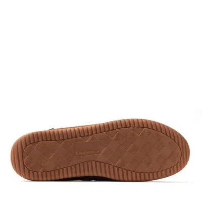 Dearfoams Pierce Microsuede Moccasin Slipper In Brown
