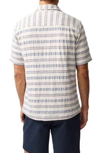 Rodd & Gunn Yarrow Creek Short Sleeve Recycled Cotton Blend Button-up Shirt In Multi