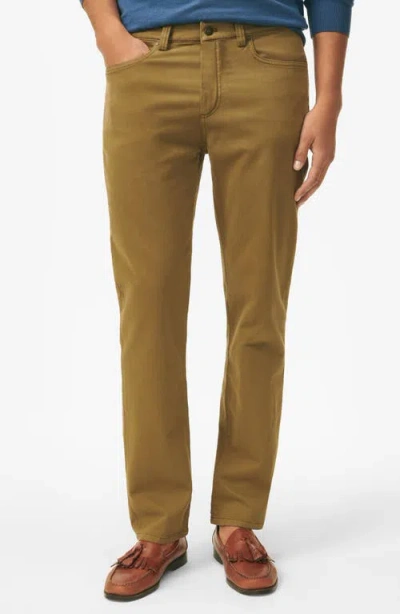 Brooks Brothers The Richmond Five-pocket Straight Leg Pants In Green