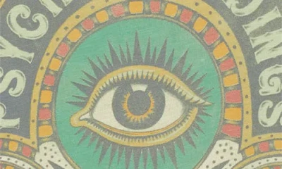Lucky Brand Psychic Reading Classic Cotton Graphic T-shirt In Green