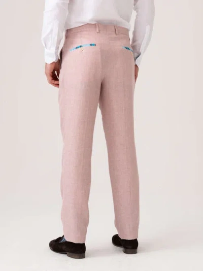 Koy Clothing Linen/wool/silk Blend Tailored Trousers