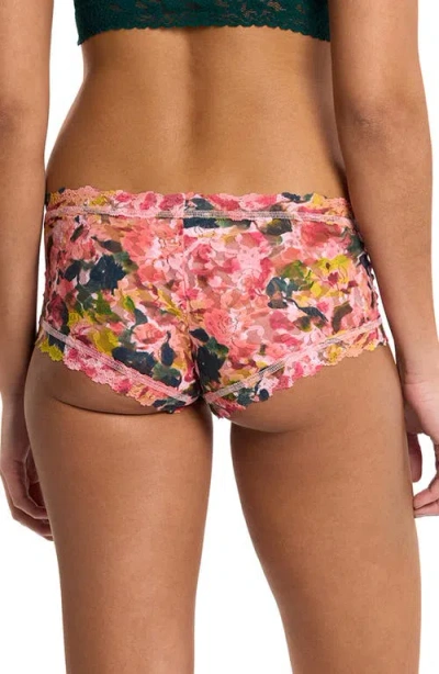 Hanky Panky Print Boyshorts In Pink