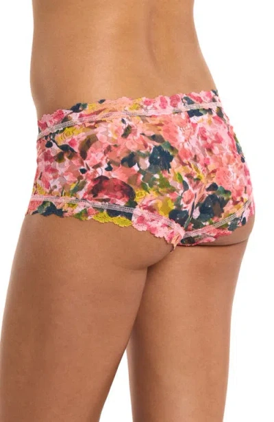 Hanky Panky Print Boyshorts In Pink