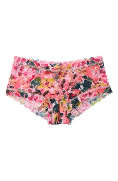 Hanky Panky Print Boyshorts In Pink