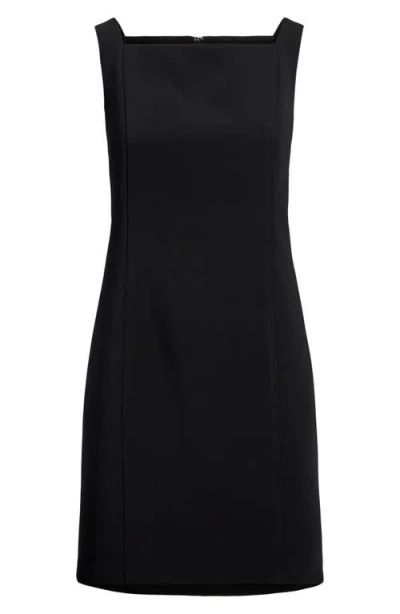 Ralph Lauren Stretch Crepe Sleeveless Dress In Black