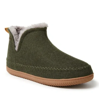 Dearfoams Brixen Bootie Slipper In Green