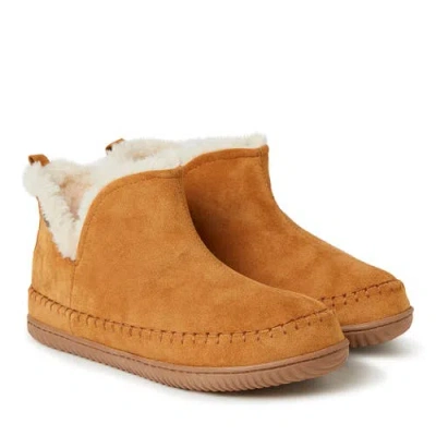 Dearfoams Brixen Bootie Slipper In Orange