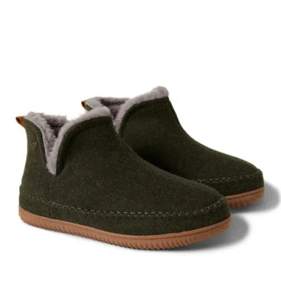 Dearfoams Brixen Bootie Slipper In Green