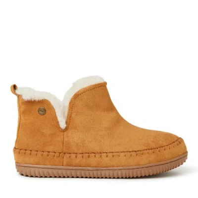 Dearfoams Brixen Bootie Slipper In Orange