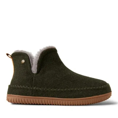Dearfoams Brixen Bootie Slipper In Green