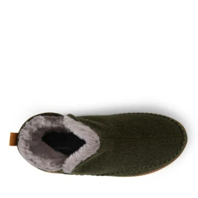Dearfoams Brixen Bootie Slipper In Green