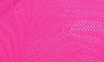 Meundies Allover Lace V-neck Bralette In Pink