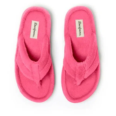 Dearfoams Wrenley Terry Thong Flip Flop Slipper