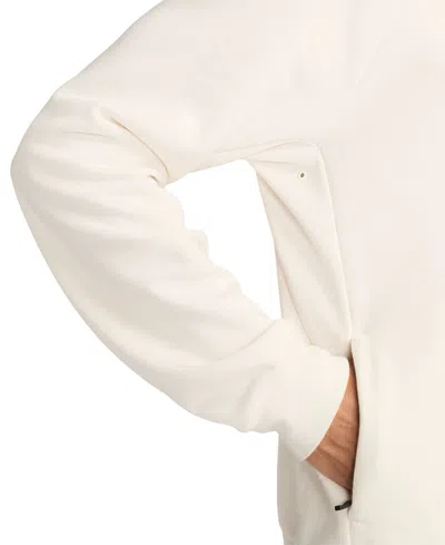 Nike Men's Primary Fleece Dri-fit Uv Performance Crew In White