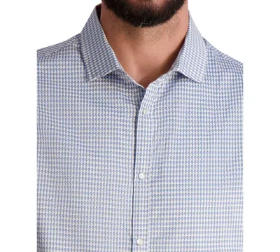 Karl Lagerfeld Karltooth Short Sleeve Shirt In Blue