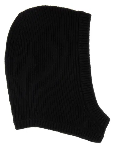 Rick Owens Ribbed Texture Stretch Fit Hats In Animal Print