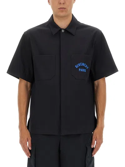 Givenchy Short Sleeves Chest Pockets Shirt