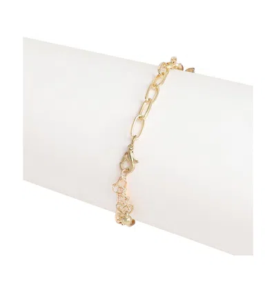 Sohi Papillon Charm Bracelet In Gold