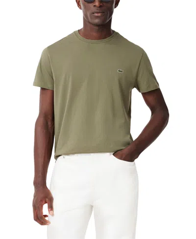 Lacoste Men's Pima Cotton T-shirt - Xs - 2 In Green