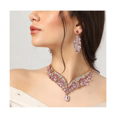 Sohi Party Stone Jewellery Set In Gold