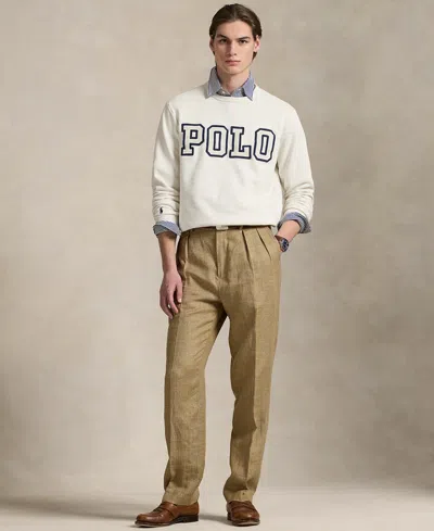 Polo Ralph Lauren Men's Logo Fleece Sweatshirt In Neutral