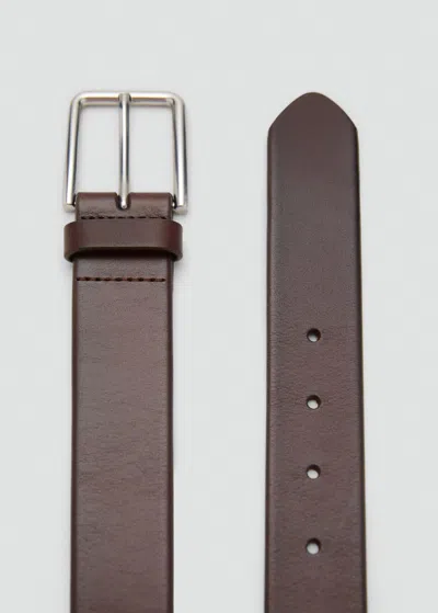 Mango Man Leather Belt Leather