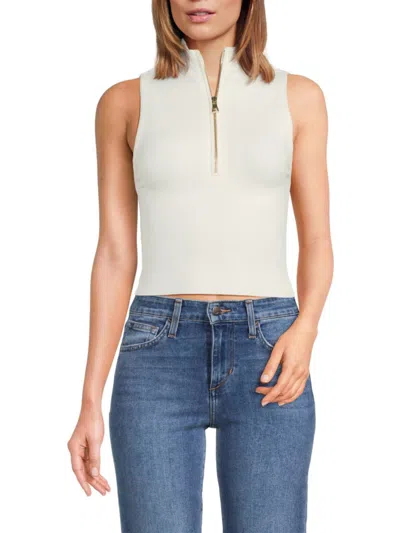 Alice And Olivia Women's Leighton Reversible Tank Top In White