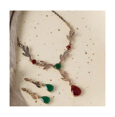 Sohi Enchanted Jewellery Set In Gold