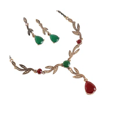 Sohi Enchanted Jewellery Set In Gold
