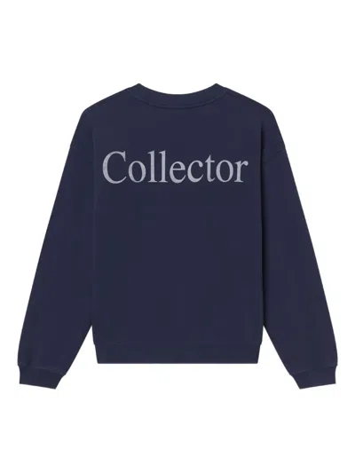 Frame X Sotheby's Logo Sweatshirt In Blue