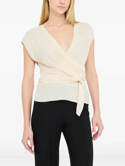 Liu •jo Top Liu Jo Woman Color Ivory In Pink