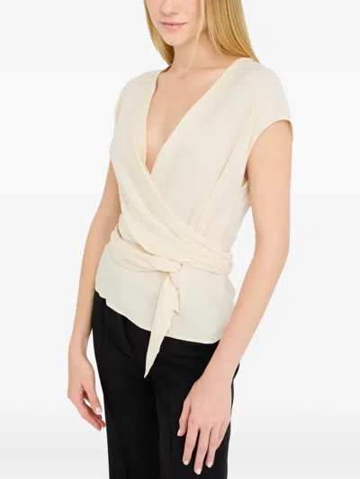 Liu •jo Top Liu Jo Woman Color Ivory In Pink