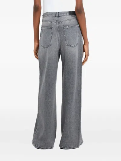 Liu •jo High-rise Wide-leg Jeans In Black