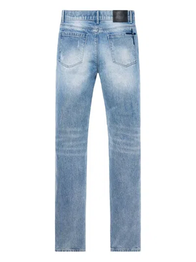 Rta Studded Distressed Jeans In Blue