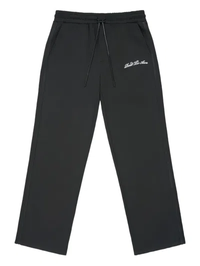 Rta Logo-embroidered Track Pants In Black