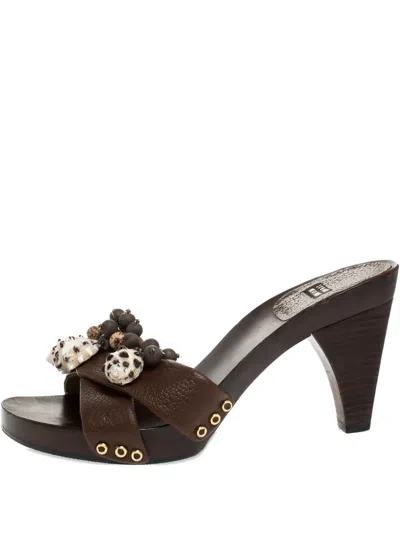 Pre-owned Stuart Weitzman 90mm Beaded Sandals