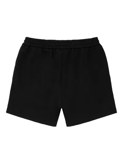 Rta Embroidered-logo Shorts In Black
