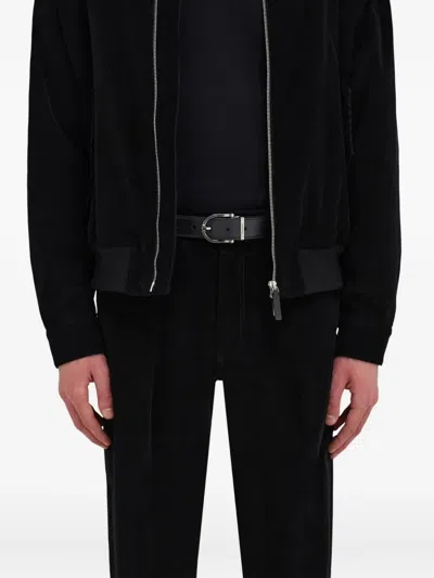 Ferragamo Double-sided Adjustable Belt In Black