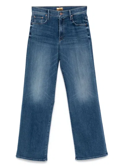 Mother The Mid Rise Denim Jeans In Blue